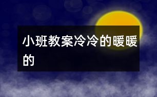 小班教案冷冷的暖暖的